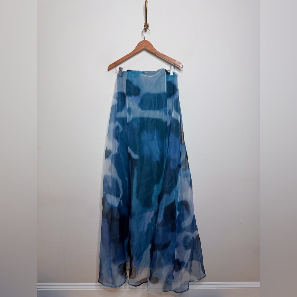 STAUD Allyson Printed Strapless Maxi Dress - Picture 3 of 7